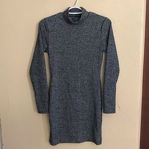 Turtleneck sweater dress